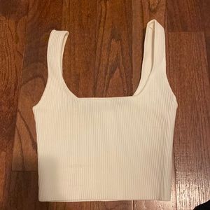 Glassons cropped square neck tank top